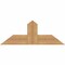 Ekena Millwork Portland Smooth Timber Gable Bracket, Western Red Cedar, 36"W x 13"H x 3 1/2"D x 5 1/2"F, 9/12 Pitch GBW036X13X0406POR00SWR - alternate 1